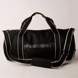 NEW NWT Free People FP movement good sport duffle black bag